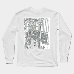 Book Store in Paris Long Sleeve T-Shirt